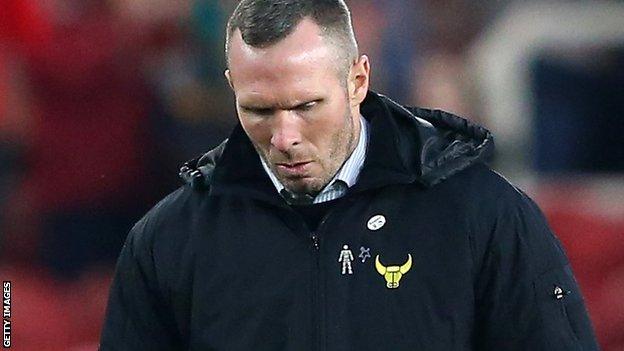 Oxford United head coach Michael Appleton