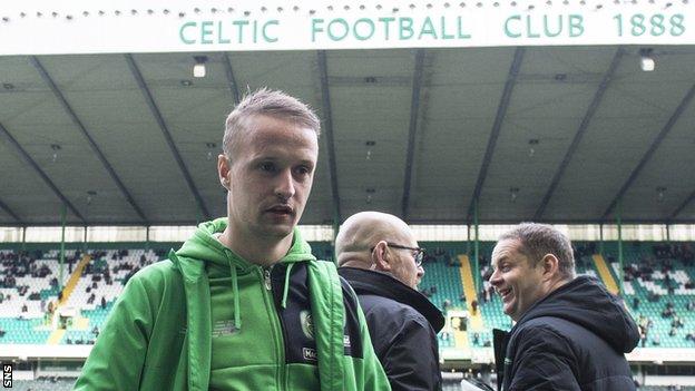 Celtic striker Leigh Griffiths