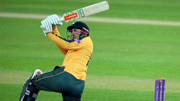 Nottinghamshire and England opener Alex Hales