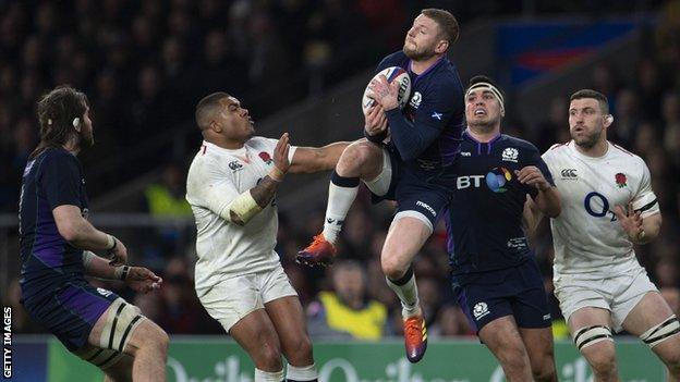 Finn Russell led Scotland's epic Six Nations comeback at Twickenham last year