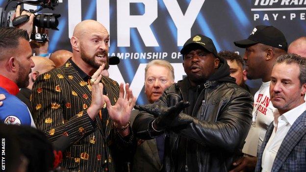 Tyson Fury and Dillian Whyte