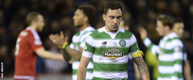 Celtic captain Scott Brown