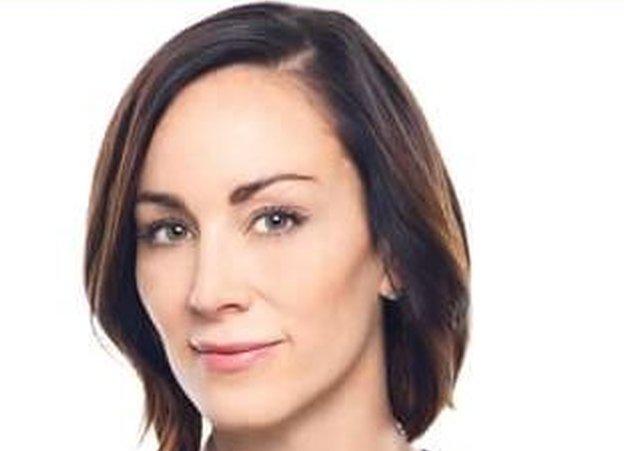 Amanda Lindhout in her Facebook profile picture.