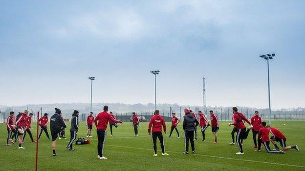 Aberdeen's training session was cancelled on Thursday after the positive test