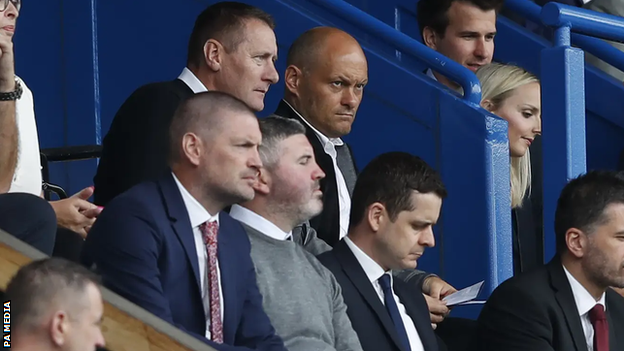 Alex Neil was in the main stand at Ewood Park to watch