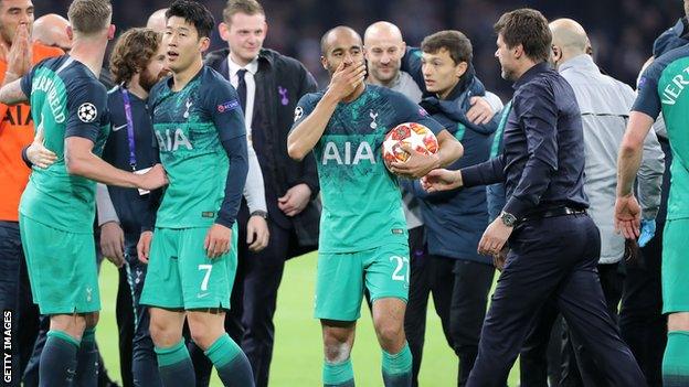 Tottenham striker Lucas Moura