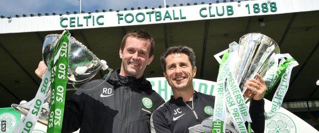 Ronny Deila and John Collins