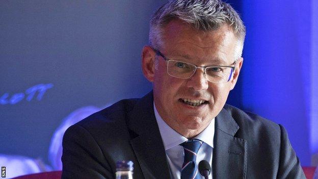 Rangers' Stewart Robertson was the only club-elected SPFL director not to put his name to the open letter