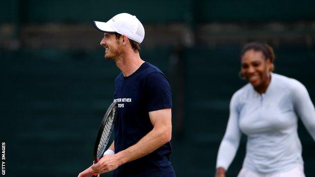 Andy Murray and Serena Williams