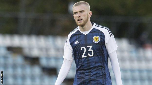 Swansea striker Oli McBurnie has been capped at Under-21 level