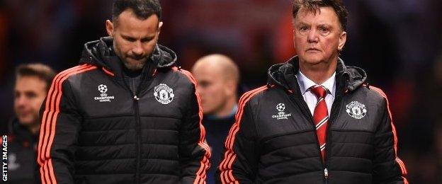 Ryan Giggs (left) and Louis van Gaal