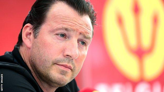 Belgian coach Marc Wilmots