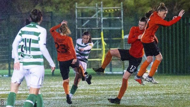 Kelly Clark's late goal earned Celtic consecutive wins over Glasgow City