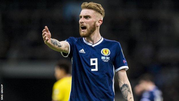 Scotland and Sheffield United striker Oli McBurnie