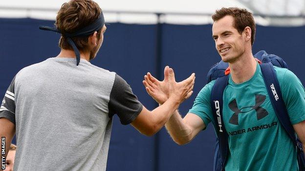 Cameron Norrie and Andy Murray