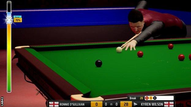 The computer version of Kyren Wilson