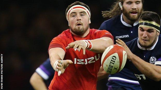 Prop Wyn Jones has been capped nine times by Wales