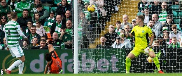 Ian Harkes scores for Dundee United against