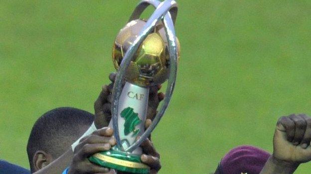 The African Nations Championship trophy