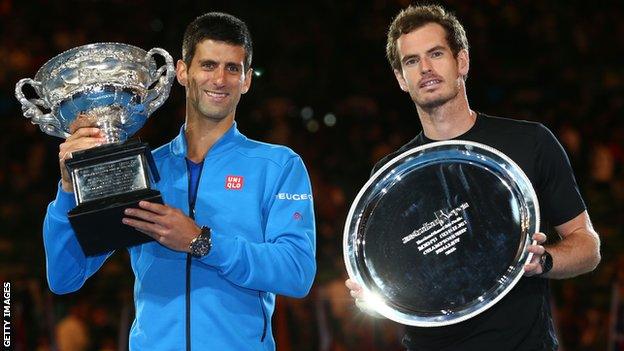 Novak Djokovic and Andy Murray