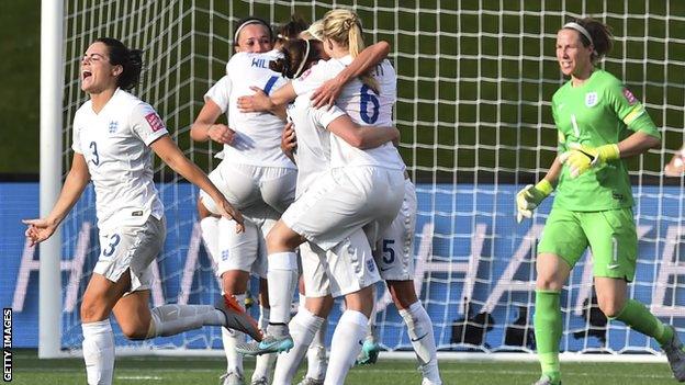 England celebrate