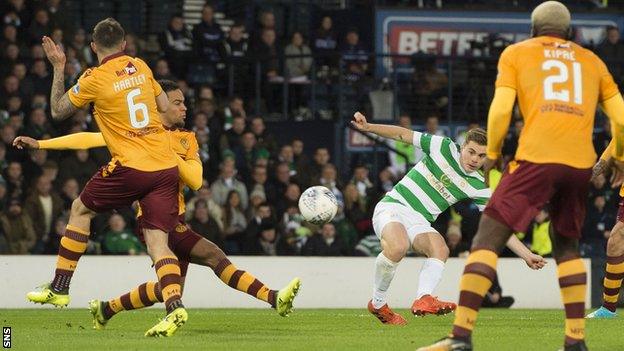 James Forrest makes it 1-0