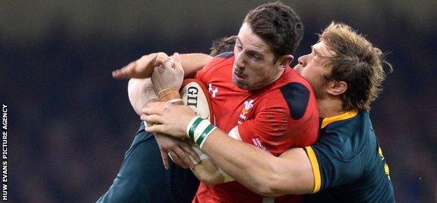 Wing Alex Cuthbert has won 39 Wales caps and scored 15 tries