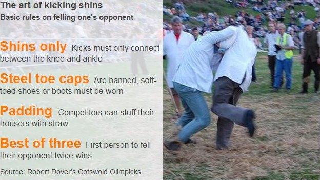 Basic rules of shin kicking datapic