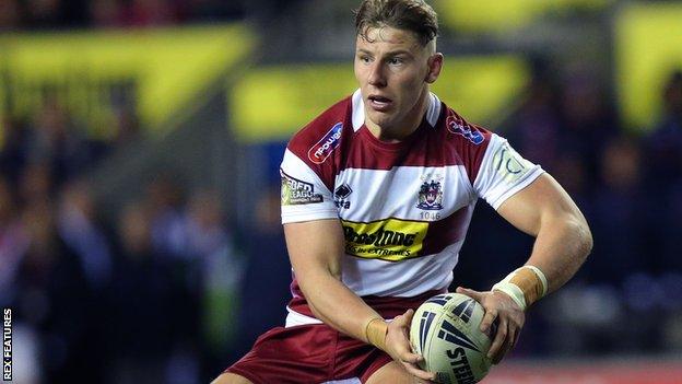 Wigan stand-off George Williams