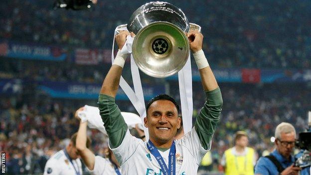 Real Madrid and Costa Rica goalkeeper Keylor Navas