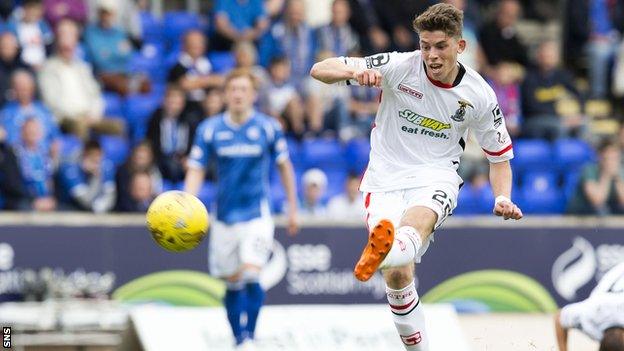 Ryan Christie in action for Inverness against St Johnstone