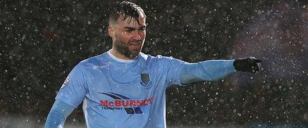 Ballymena's Johnny McMurray