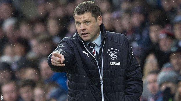 Rangers manager Graeme Murty