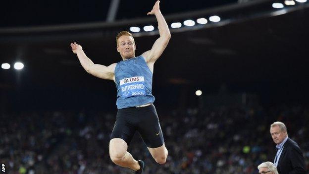 Greg Rutherford jumps