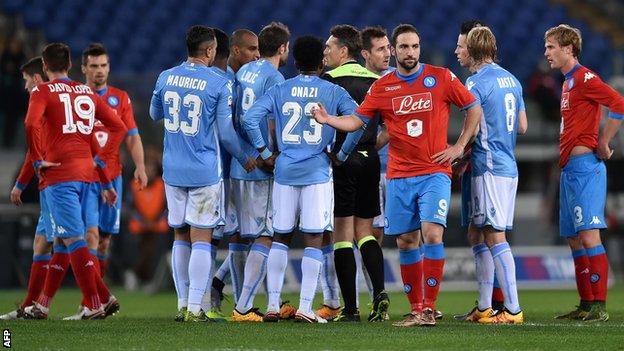 Lazio v Napoli