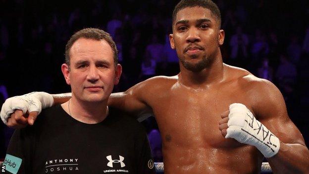 Rob McCracken and Anthony Joshua