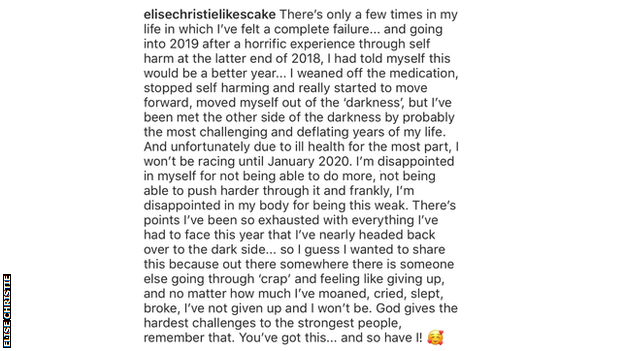 Elise Christie statement