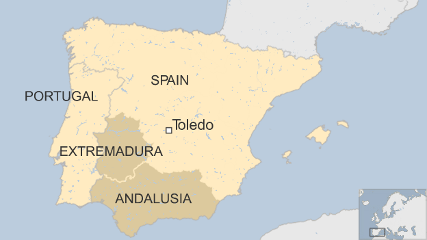 Map of Spain