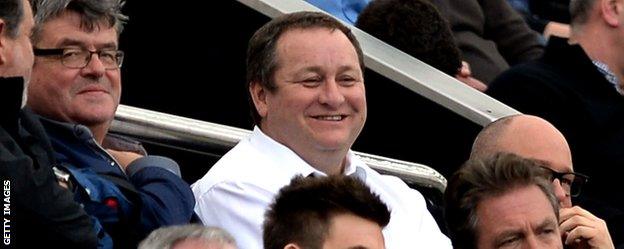 Newcastle United owner Mike Ashley