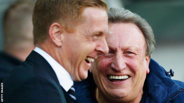 Garry Monk and Neil Warnock