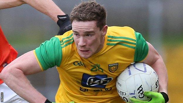 Ciaran Thompson's points kept Donegal in the contest before their late rally secured victory