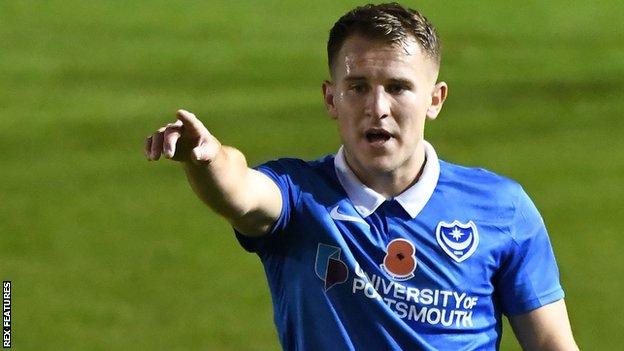 Bryn Morris in action for Portsmouth