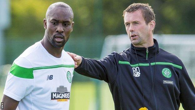 Carlton Cole and Celtic manager Ronny Deila