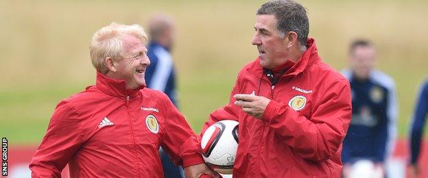 Gordon Strachan and Mark McGhee