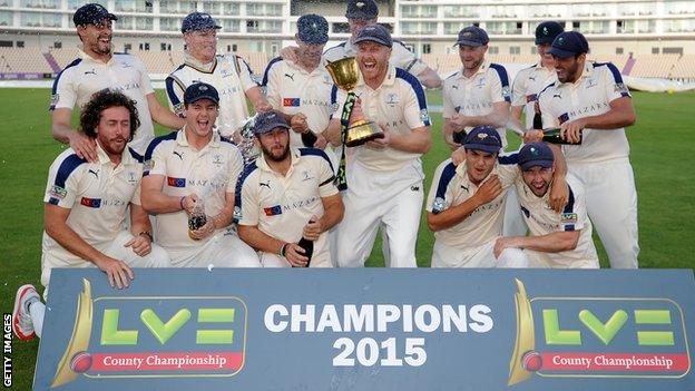 Yorkshire county champions