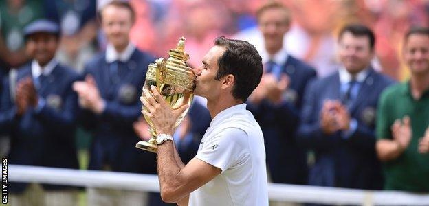 Roger Federer wins Winbledon 2017