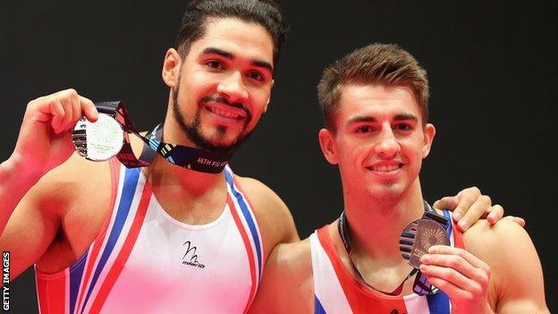 Louis Smith and Max Whitlock