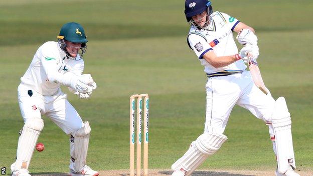 Joe Root batting for Yorkshire