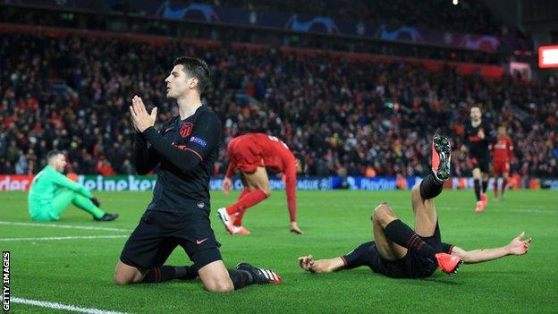 Atletico Madrid celebrate