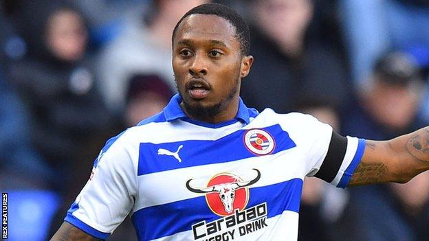 Callum Harriott in action for Reading